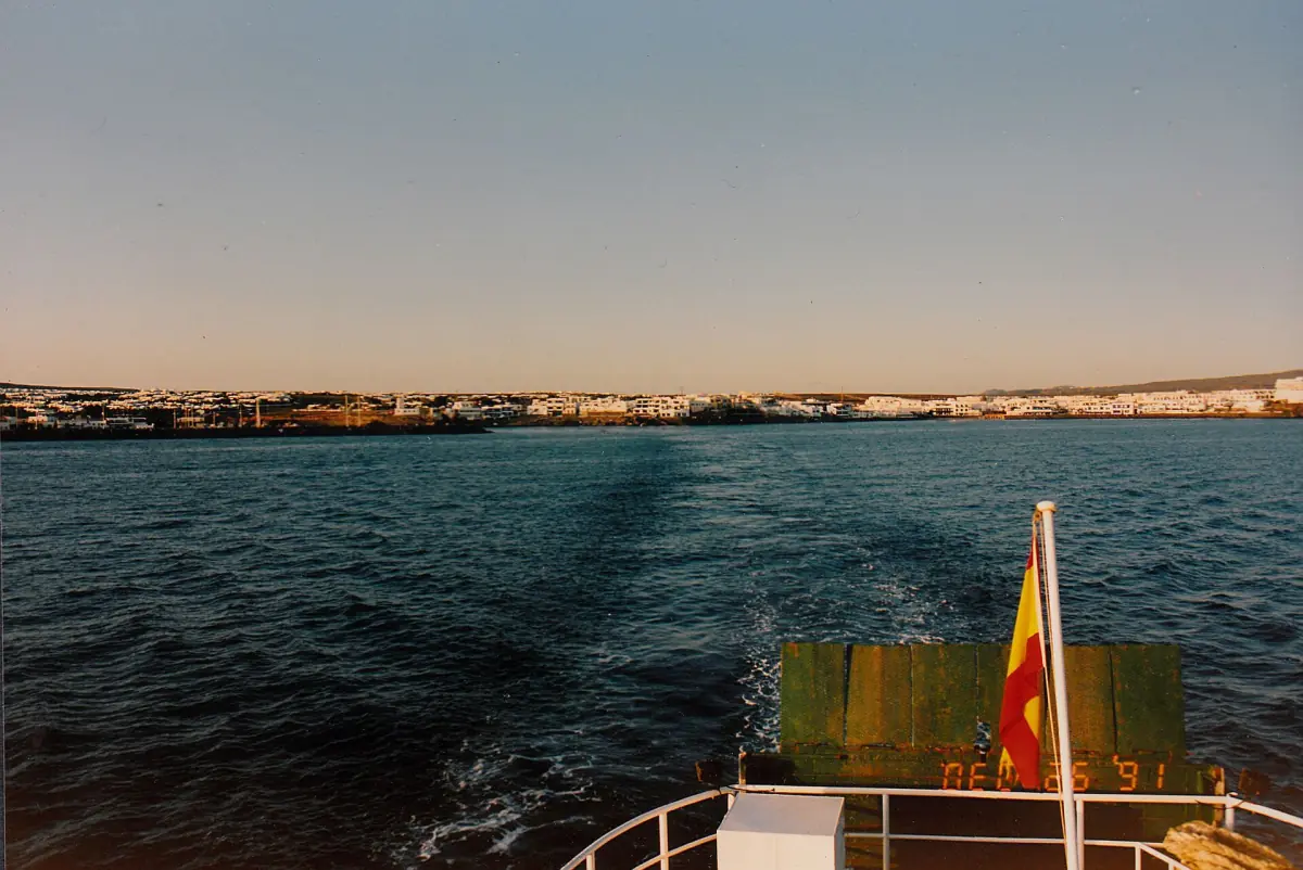 Auf der Fähre zwischen Corralejo und Lanzarote