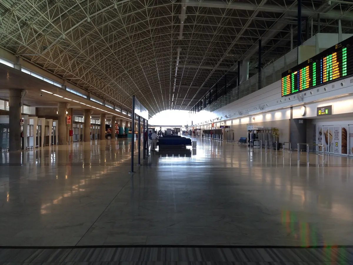 Im Terminal des Flughafens Fuerteventura