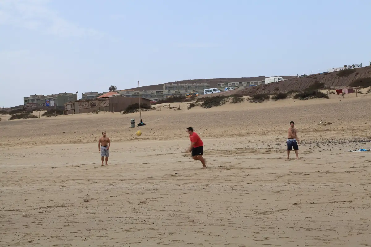 Playa Blanca, the town beach of Puerto del Rosario