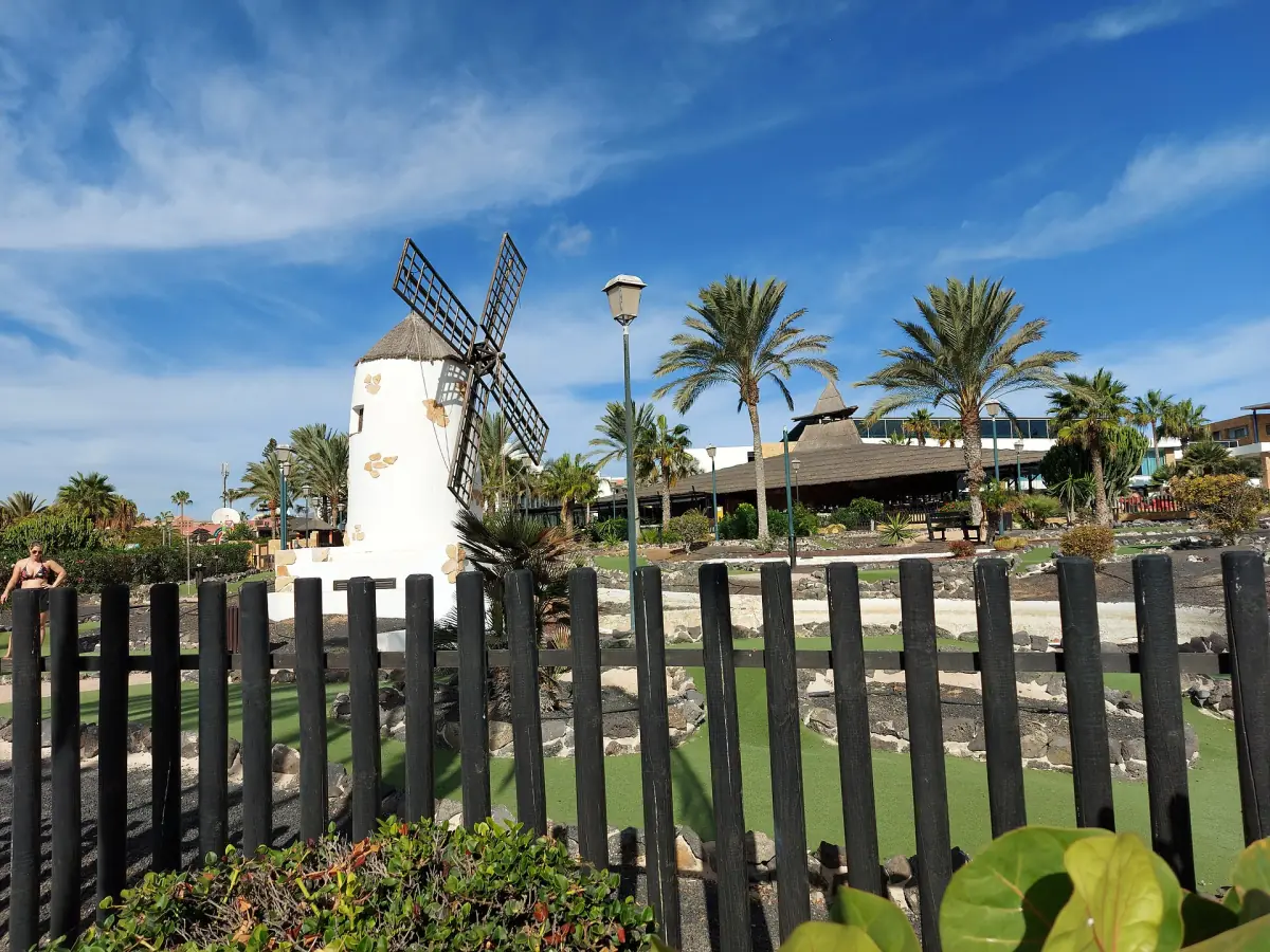 A windmill in Caleta de Fuste
